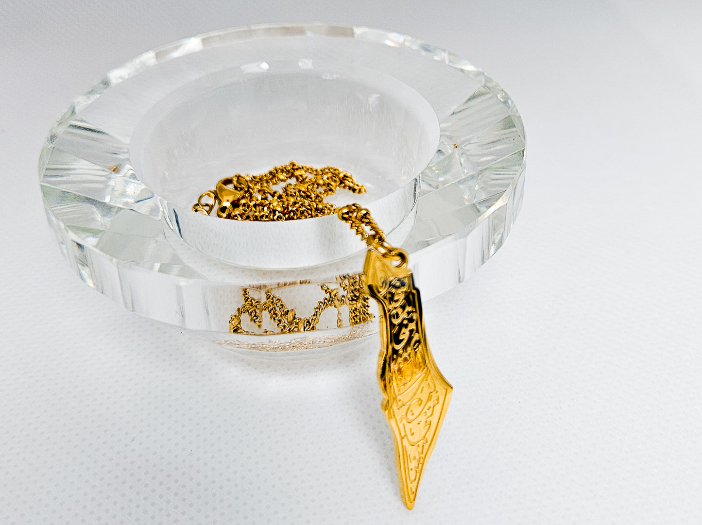 Ayatul Kursi Palestine Map Pendant Necklace