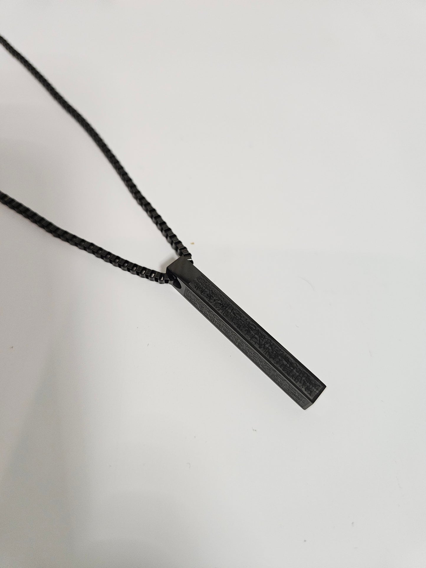 Ayatul Kursi 3D bar pendant