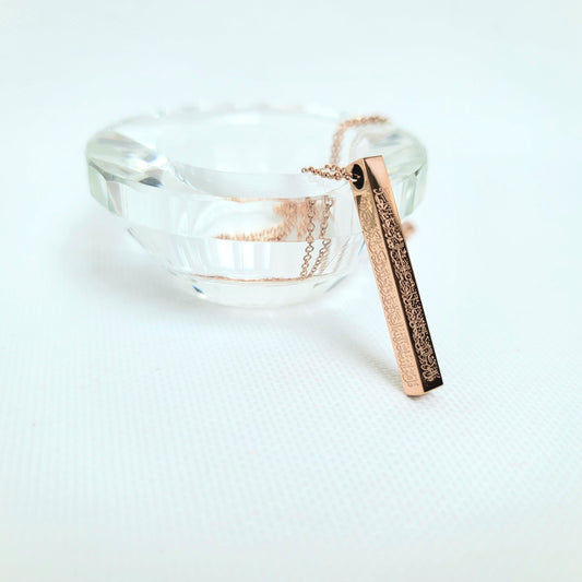 4 QUL 3D bar pendant